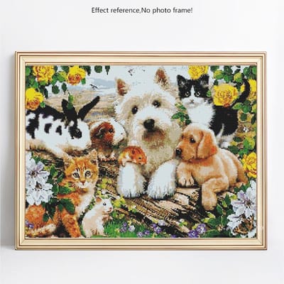 5d Diamond Painting Arrivées Animaux Kits de point de croix Broderie diamant 20X30