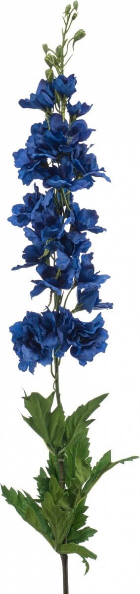 Emerald - Kunstbloem Ridderspoor RT blauw 90cm - Kunstplant voor binnen