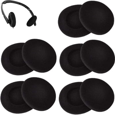 Allecto - Hoofdtelefoon Pads - Oorkussens voor Comfort - Zwart - Foam Oor Pads - Verbeter Geluidservaring - Geschikt voor Sony en Philips