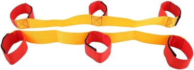 Game, 3/5/8 Person Teamwork Spelen Outdoor Game Walker Tie Strap Legged Race Band (3#)