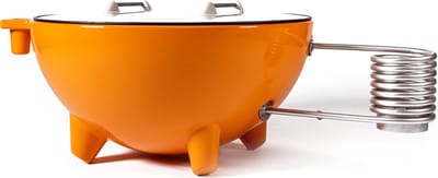 Weltevree | Dutchtub Original | Hottub Houtgestookt | Jacuzzi, Zwembad, Bad Voor Buiten | Oranje RAL 2000 | Polyester | Hottub voor Buiten | 600 Liter