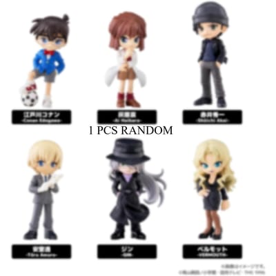 Detective Conan Deel 02 PALVERSE FIGUREN Doos Ei Actiemodel Model Speelgoed SD Karakter Willekeurige Doos Verzamelschatbeeld Decoratie Height - 9cm black
