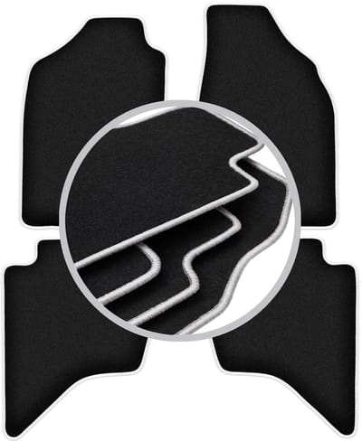 CARLUX-SILVER automatten voor: Mazda BT-50 pick-up (2007-2012)