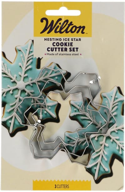 Wilton Nesting Koekjesuitsteker - IJster - Set/3 - Uitsteekvormpjes - Koekjes Vorm