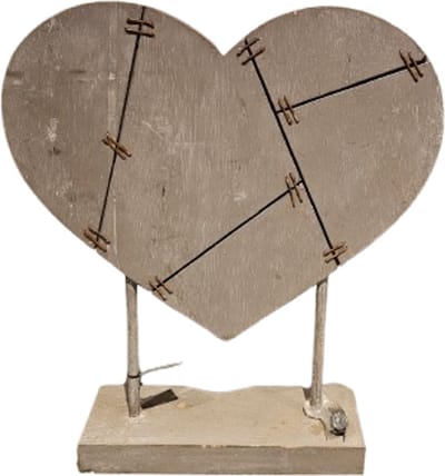 Houten bord beeld hart magnetisch decoratie foto's cadeau