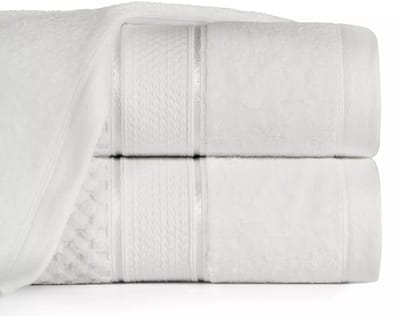 Luxe Katoenen Badhanddoek Jessi 50x90cm - 500 g/m² - Wit