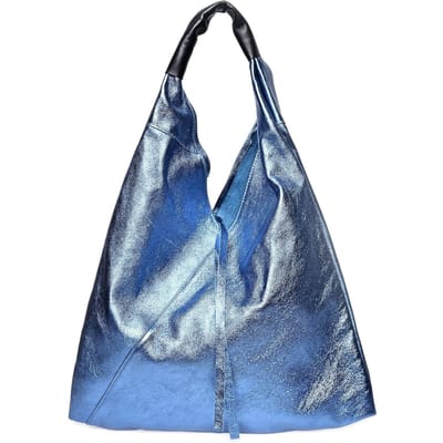 Isabella Rhea Blauw Rundleer Tas