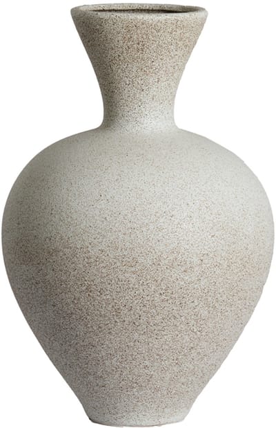 Light&living Vaas deco Ø31,5x48,5 cm SULMONA keramiek mat crème