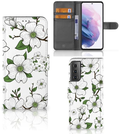 Samsung Galaxy S21 Plus Hoesje Dogwood Flowers