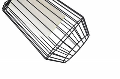 Hanglamp Draadstaal Zwart - Scaldare Badesi