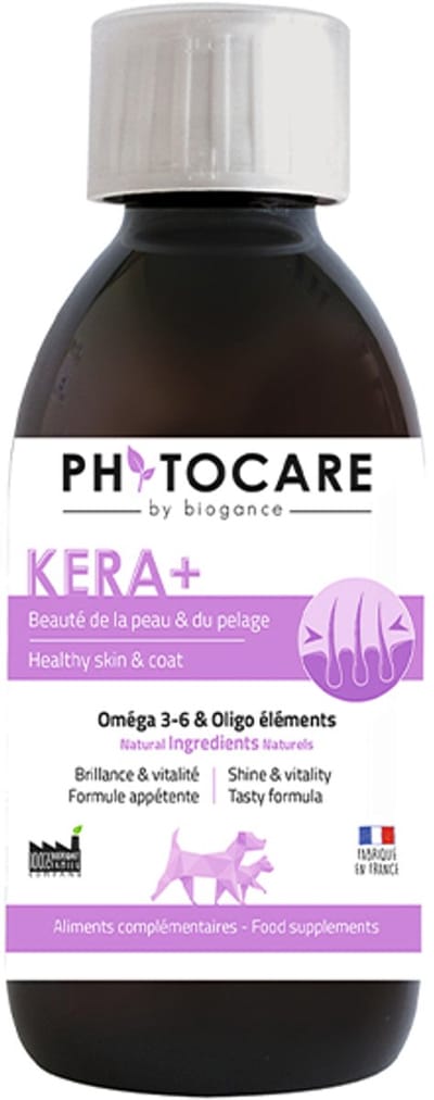 Phytocare voedingssuplement - aanvullende voeding voor honden en katten - healty skin en coat - kera + - 200 ml