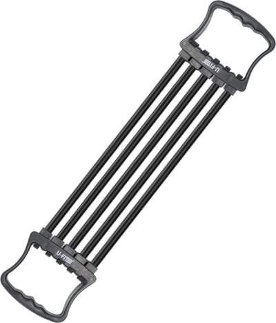 U Fit One Instelbare Resistance Power Band Tube - 8 to 40kg Chest expander - Borsttrainer - Armtrainer - Resistance Band - Dumbbells