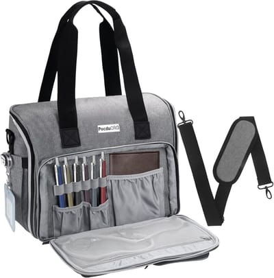 Laptoptas met Schoudertas & Organizer Functie voor Dames, Geschikt voor 14 Inch