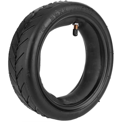 Buitenband & Binnenband Set past voor Mijia M365 Elektrische Scooter 8 12x2 Opblaaswiel Banden black