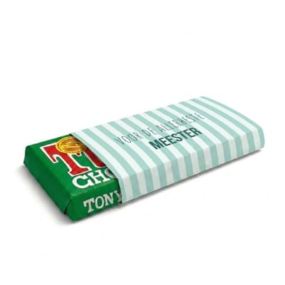 Tony Chocolade | Chocoladecadeaus | Bedankt | Cadeau | Allerbeste Meester | Hazelnoot | Fotofabriek