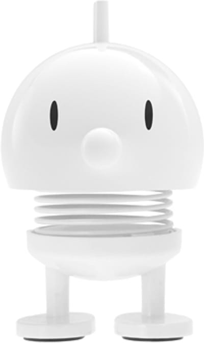 Hoptimist Bumble Beeldje - XS - Wit - Mini Beeldjes Decoratie voor Kantoor, Kamer en Woonkamer - Cadeau Idee voor Mannen, Vrouwen en Kinderen