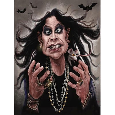 5D Doe-het-zelf Diamantschilderij  Bange Clown  Diamant Borduurwerk Kruissteek Strass Mozaïek Schildering 20X30CM black