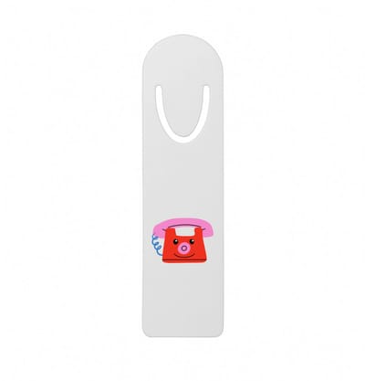 Hacebo® - Telefoon metalen boekenlegger - Kind - Kinderen - Speelgoed - mobiel - cadeau Bladwijzer boekenleggers - 12.7 cm x 3.2cm