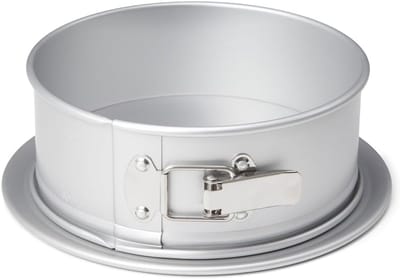 Professionele springvorm - Taartvorm ronde - Zelf bakken - Eenvoudig los te maken - 26 cm diameter - Zilver