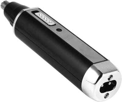 Neus Haren Trimmer - Gezichtsverzorging Tool - Persoonlijke Hygiëne - Vier Verwisselbare Koppen - Compact Formaat - Zwart