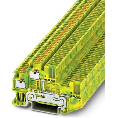 Phoenix Contact 3212455 Aardklem 2-etages 3.5 mm Snelaansluiting Groen, Geel 50 stuk(s)
