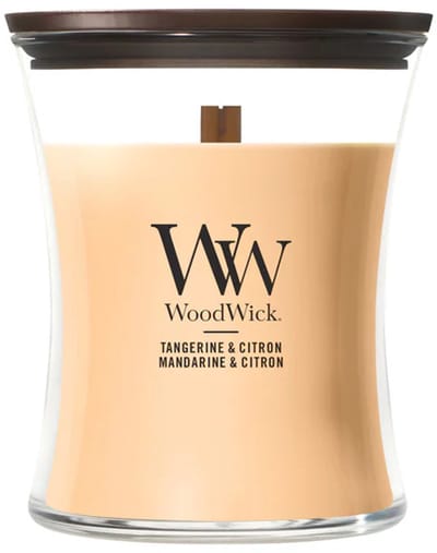 WoodWick Hourglass - Tangerine & Citron - Medium Geurkaars - 60 branduren