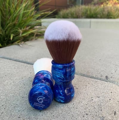Gladiator Grooming synthetische scheerkwast - Bruin