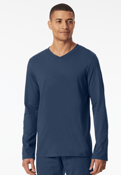 Shirt met lange mouwen en v-hals, royal - Mix+ Relax 48
