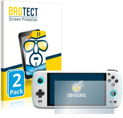 BROTECT - Screenprotector voor AYN Odin - Folie Beschermfolie transparant 2 Stuks