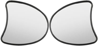 Dailygoods - Achteruitkijkspiegel - Motorfietsaccessoire - Zwart - Kuipmontage - Geschikt voor Harley Touring - 2014-2023