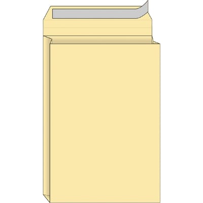 Envelop Quantore monsterzak 229x324x38mm zelfkl. creme 10 stuks