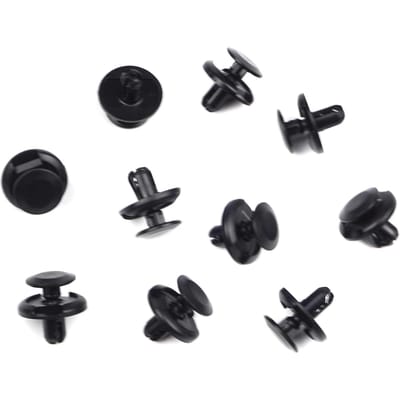 BCF2349 Lot de 10 supports de pare-boue à pousser, noirs, pour Fiat 71741883 et Suzuki 09409-07332-000; Toyota: 90467-09164