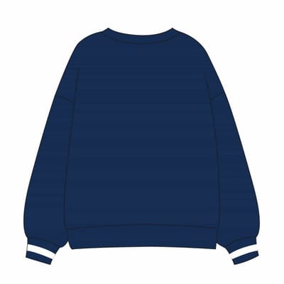 Kindersweater zonder Capuchon Stitch Donkerblauw