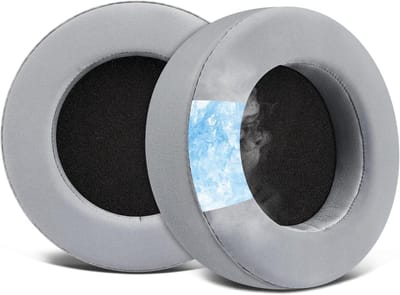 Vervangende Cooling-Gel Oorkussens voor Gaming Headsets, Ademend IJszijde Stof, Geluiddempende Schuim, Extra Dikte en Comfort