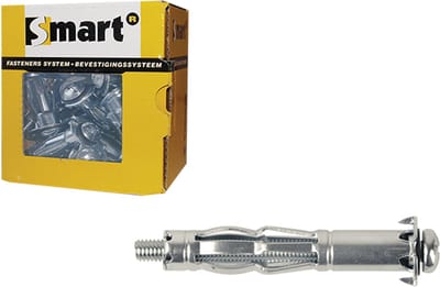 SMART | Metalen hollewandplug M5x52 Zn | 25 st
