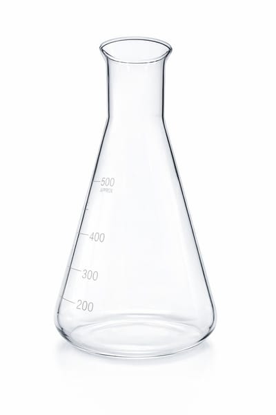 Erlenmeyer 500 ml gegradueerd hittebestendig