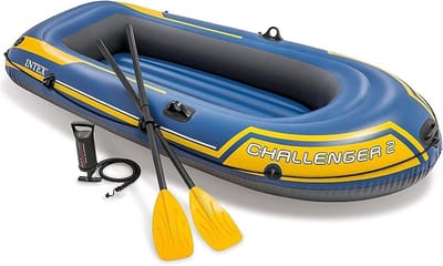 Opblaasbare Kano - Vouwboot Lucht - Waterpret Beleven - Drie Luchtcompartimenten - 236cm Breed - One Color