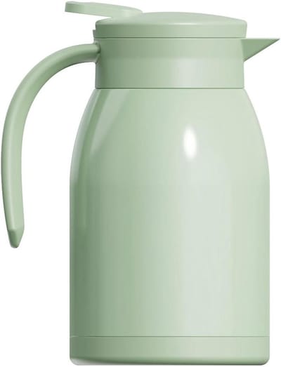 Geïsoleerde Waterkoker - Draagbare Koker - Drinken Warm Houden - 304 Roestvrij Staal - 1200ml - Mintgroen