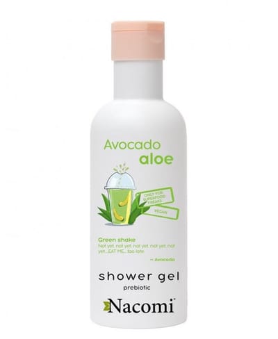 Nacomi Nourishing Shower Gel Avocado Aloe Vera 300ml.