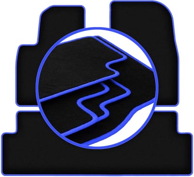 CARLUX-BLUE automatten voor: Tesla Model 3 sedan (2017-)