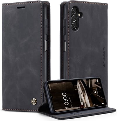 CaseMe Hoesje - Geschikt voor Samsung Galaxy A14 Hoesje - CaseMe 013 Book Case - Zwart