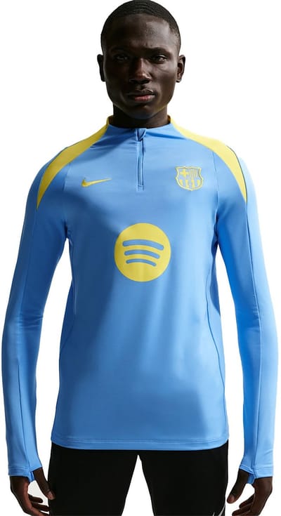 Nike FC Barcelona Strike Drill Top 2025/2026 - Blauw/Geel - Maat XL - Heren