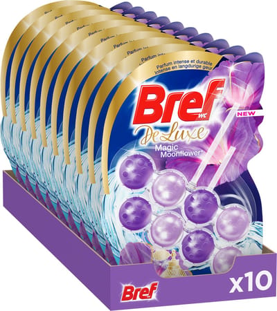 Bref WC Toiletblok - DeLuxe Magic Moonflower - WC Blokjes Voordeelverpakking - 10 x 2 Stuks