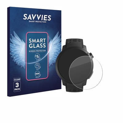 3 Stuks Savvies Screenprotector - geschikt voor Coros Pace Pro - beschermfolie glas transparant