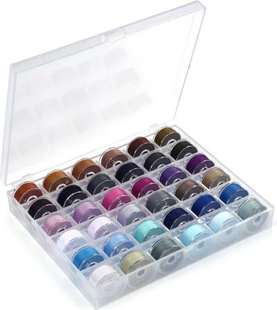 WiseGoods Luxe Set Naaigaren - Naai Klossen - DIY Garen - Naaidoos - Naaiset Voor Naaimachine - Borduren - Naaien - Hobby - 36st