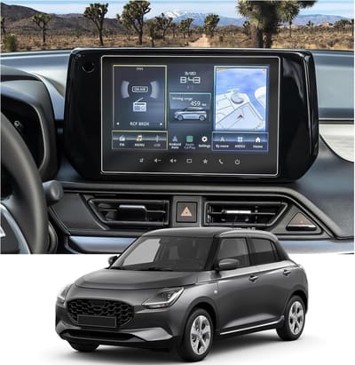 Navigatie Beschermfolie voor Suzuki Swift 2023 2024 en SX4 S-Cross III - 9 inch GPS Scherm Beschermer, Krasbestendig, 2 Stuks Accessoires
