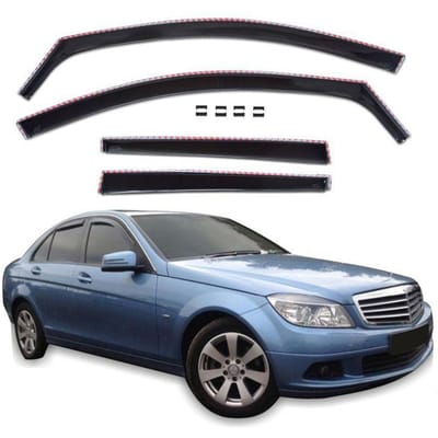 Luchtafweerders - Mercedes C-Klasse W204 (2007-2014) 4 deuren - 4 kamers - Aerodynamisch - Getinte afwerking