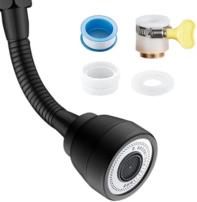 Cosensi- Kraanverlengstuk 360° Rotatable - Multifunctioneel - Water Tap Jet Regulator - Flexibele Slang - Drie Modus - Duurzaam Messing - Kraanaccessoire
