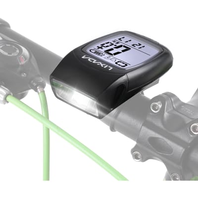3-in-1 fietscomputer USB oplaadbare draadloze fietscomputer Fietssnelheidsmeter met LED-voorzijde
