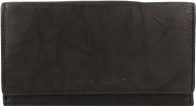 Greenburry Basic Portemonnee RFID Leer 17 cm - Dames - Horizontaal - black